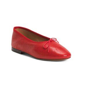 MANSUR GAVRIEL Poppy Made In Portugal Patent Leather Dream Ballerina Flats
